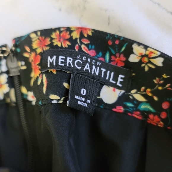 J. Crew Mercantile Printed Floral Skirt - Picture 8 of 10
